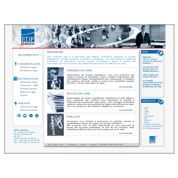 site web edp e-services